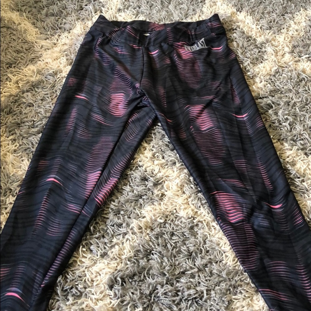 everlast pink and gray leggings